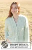 249-17 Mint to Be Cardigan by DROPS Design